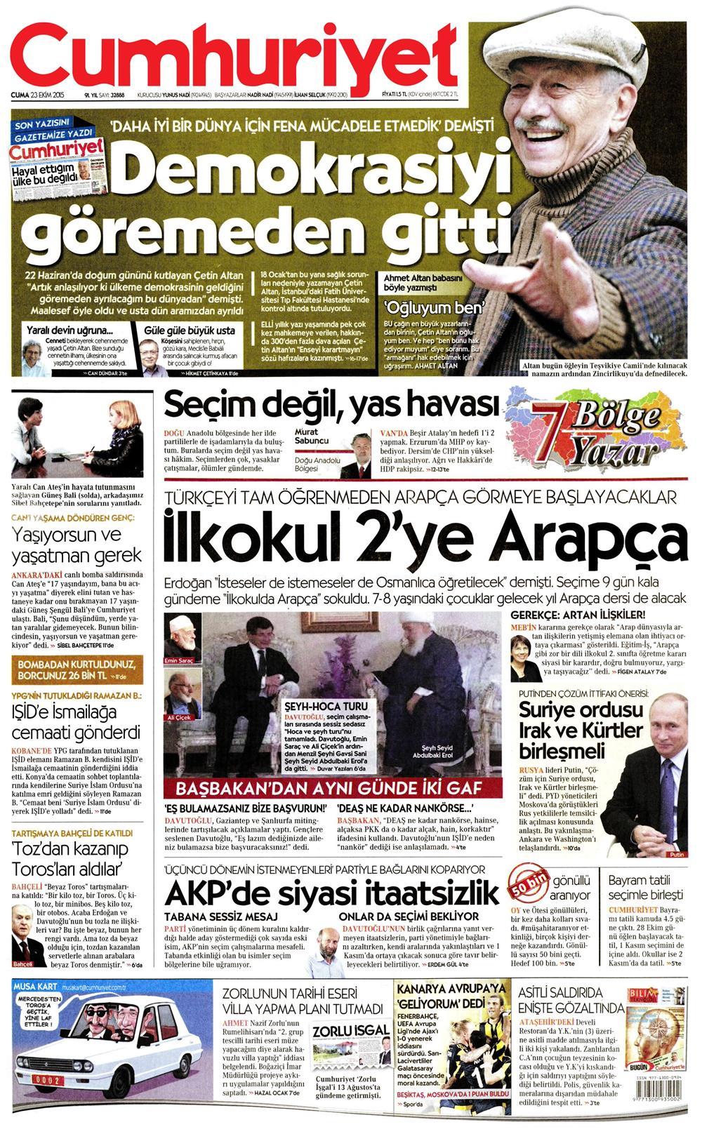 Gazeteler bugün ne yazdı? - 4