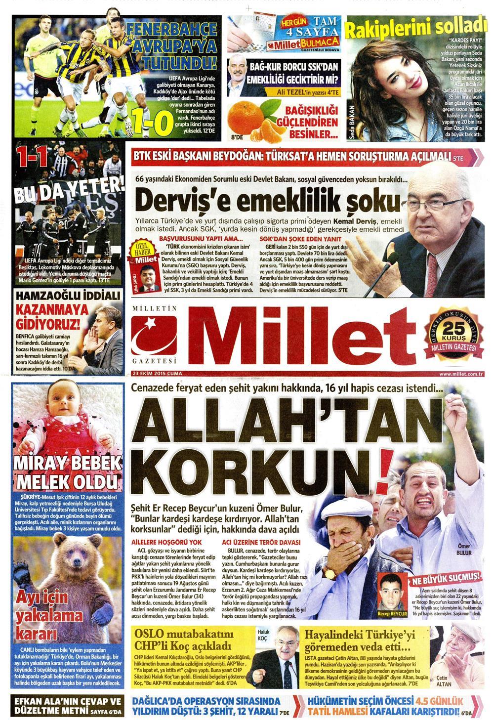 Gazeteler bugün ne yazdı? - 2