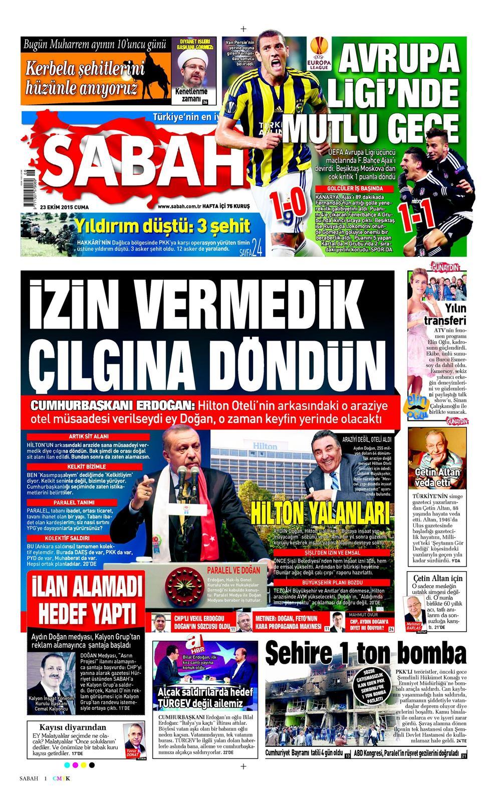 Gazeteler bugün ne yazdı? - 9