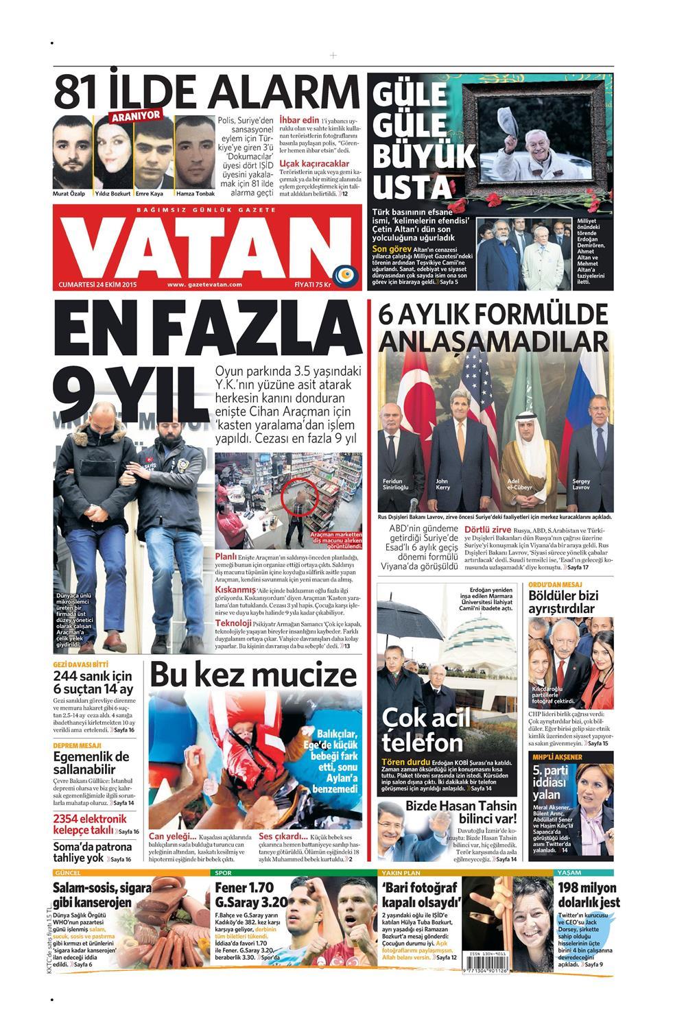 Gazeteler bugün ne yazdı? - 23