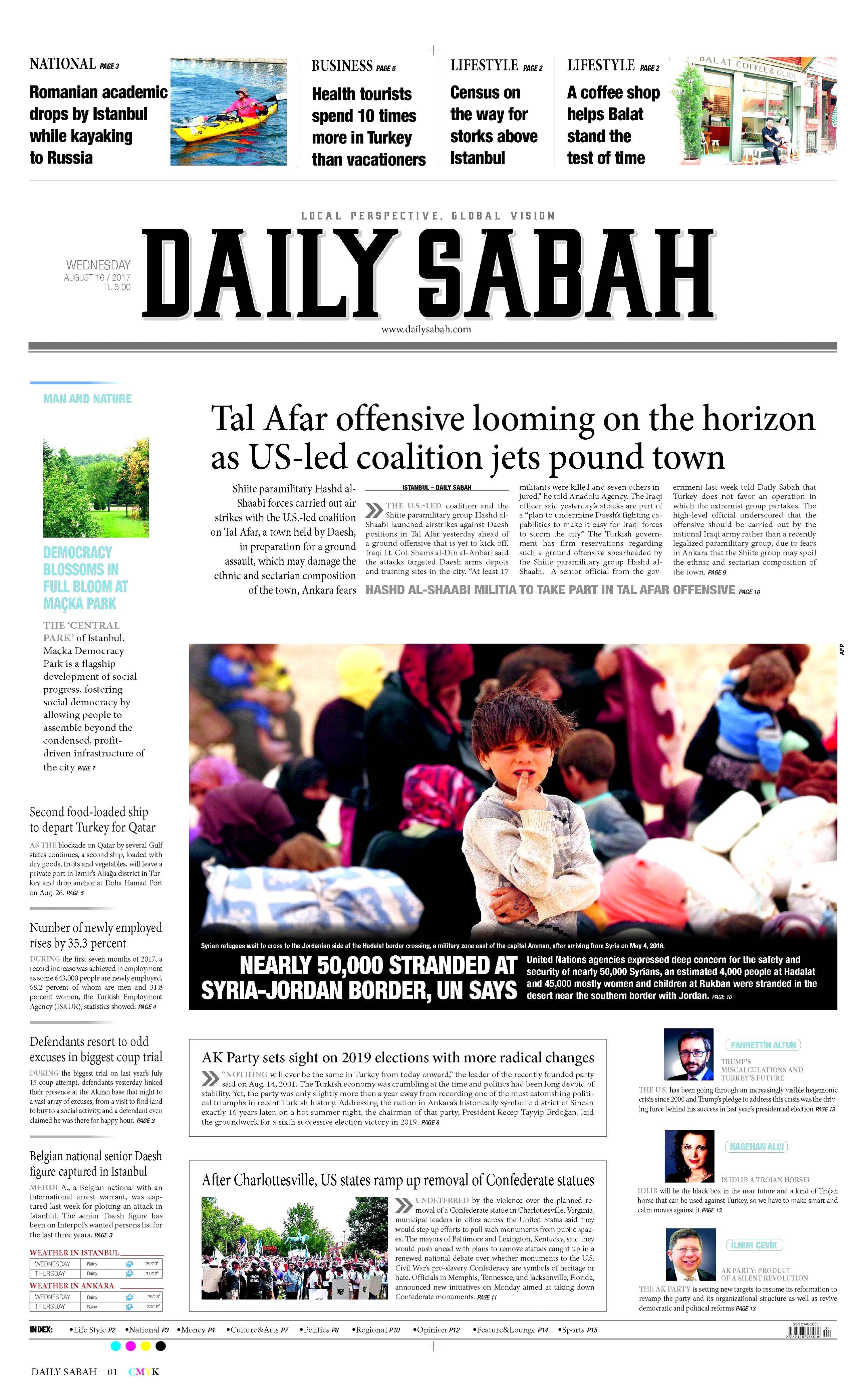 16 Ağustos 2017 gazete manşetleri - 4