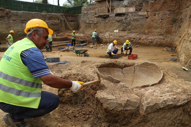 Beşiktaş metro inşaatından İstanbul tarihi çıktı! - 8