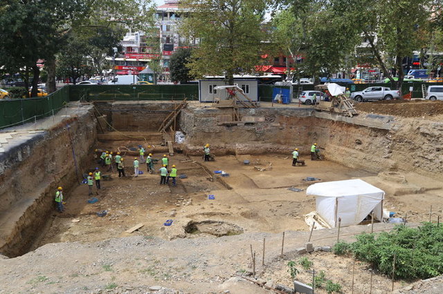 Beşiktaş metro inşaatından İstanbul tarihi çıktı! - 17