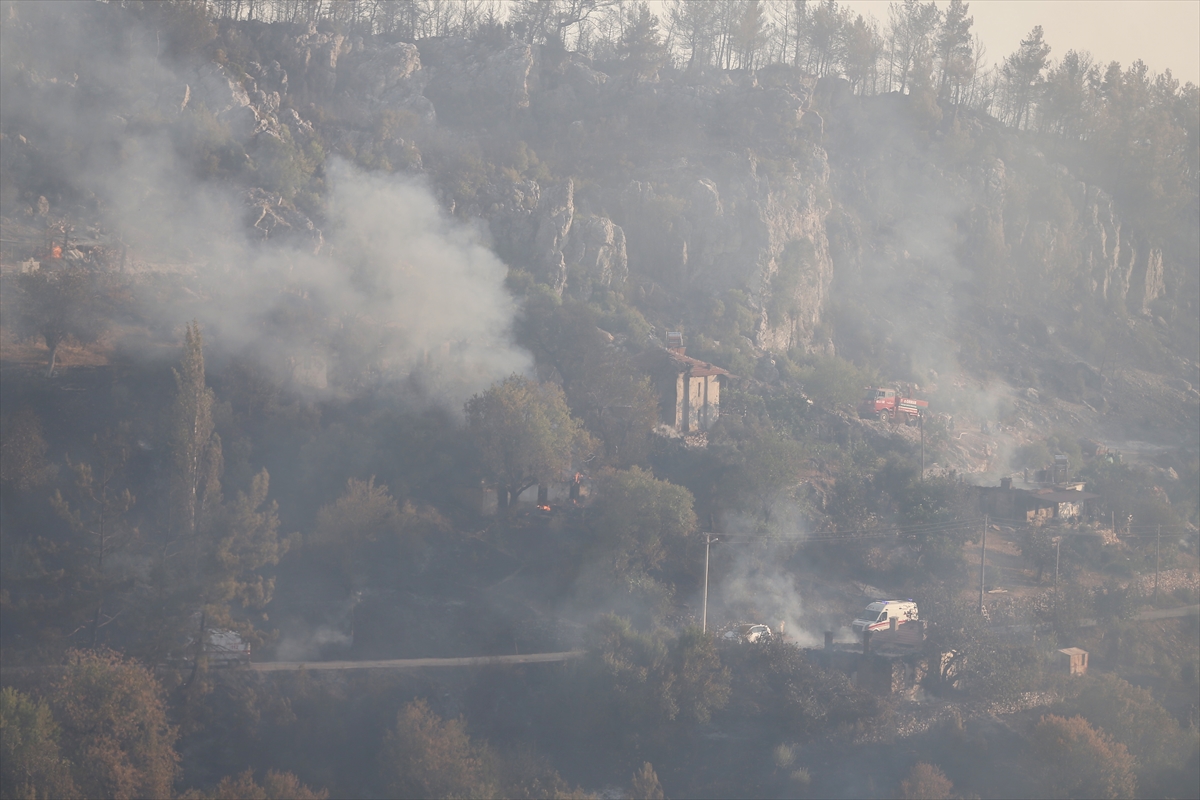Muğla'daki orman yangını kontrol altına alındı - 8