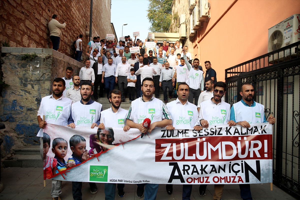 HÜDA PAR'dan 'Arakan' protestosu - 0
