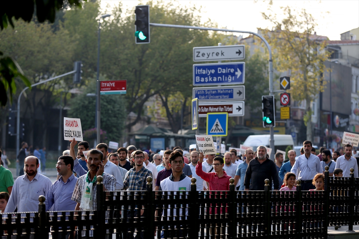 HÜDA PAR'dan 'Arakan' protestosu - 0