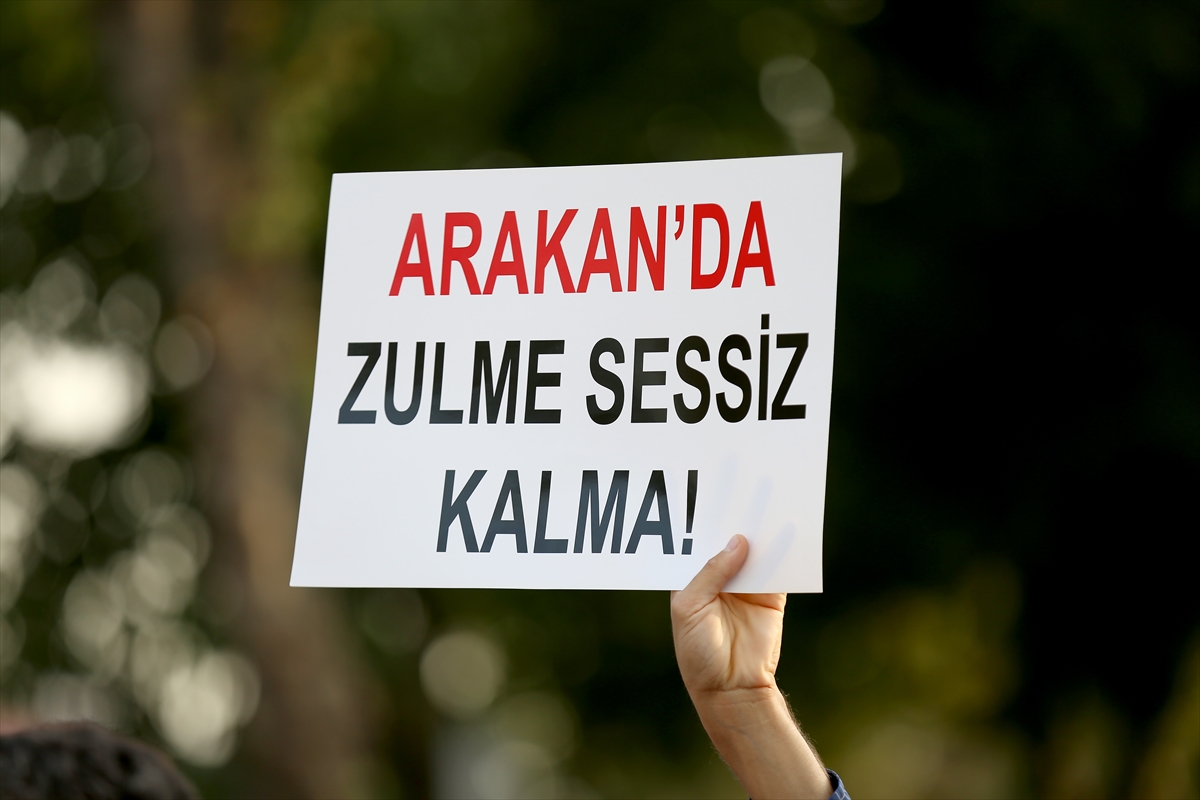 HÜDA PAR'dan 'Arakan' protestosu - 0