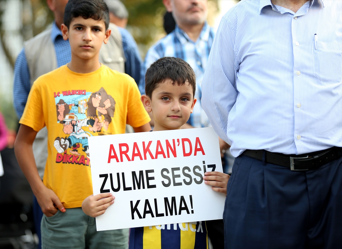 HÜDA PAR'dan 'Arakan' protestosu - 0