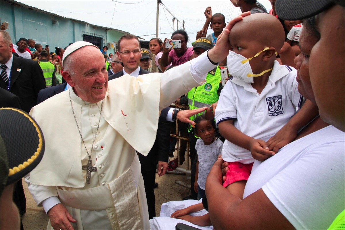 Papa'nın Kolombiya ziyaretinden kareler - 9