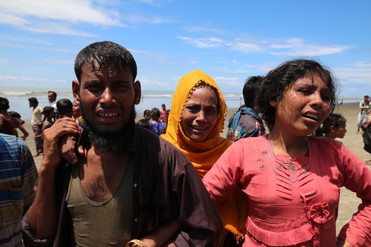 Bangladeş'e geçmeye çalışan Arakanlı Müslümanlardan yeni kareler - 0