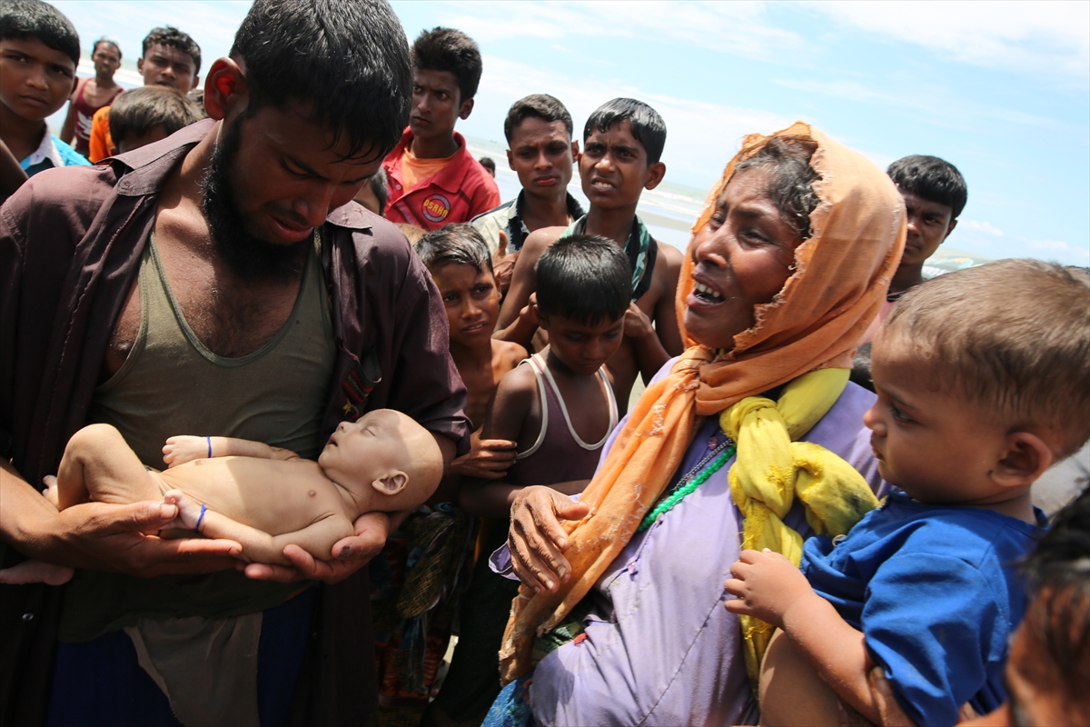 Bangladeş'e geçmeye çalışan Arakanlı Müslümanlardan yeni kareler - 0