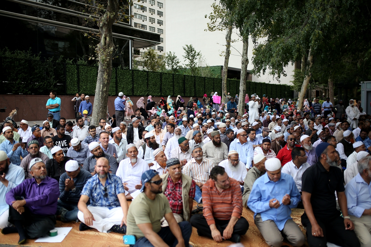 New York'ta Arakan protestosu - 0