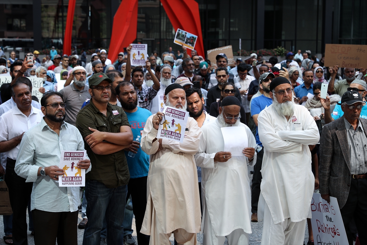 ABD ve Kanada'da Arakan protestosu - 4