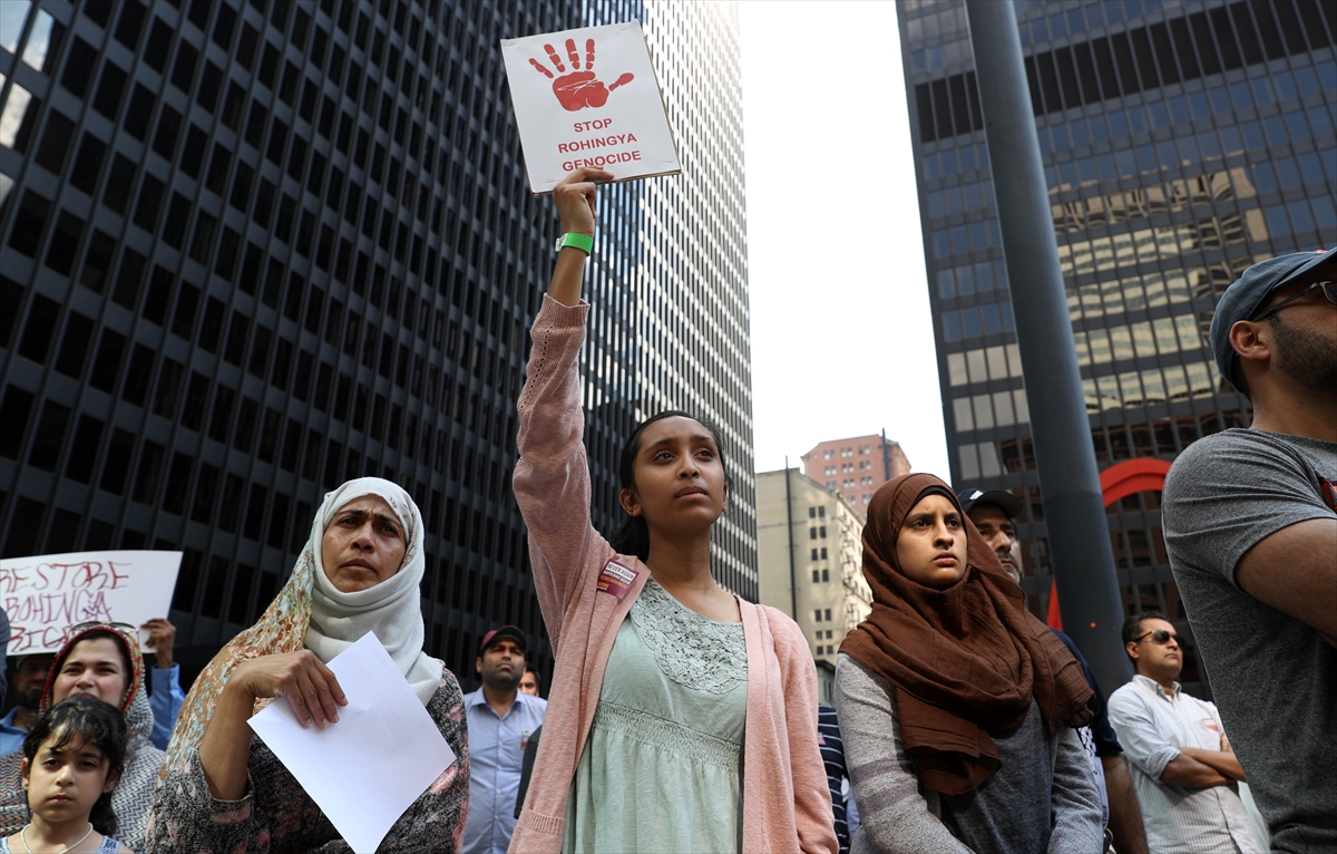 ABD ve Kanada'da Arakan protestosu - 13
