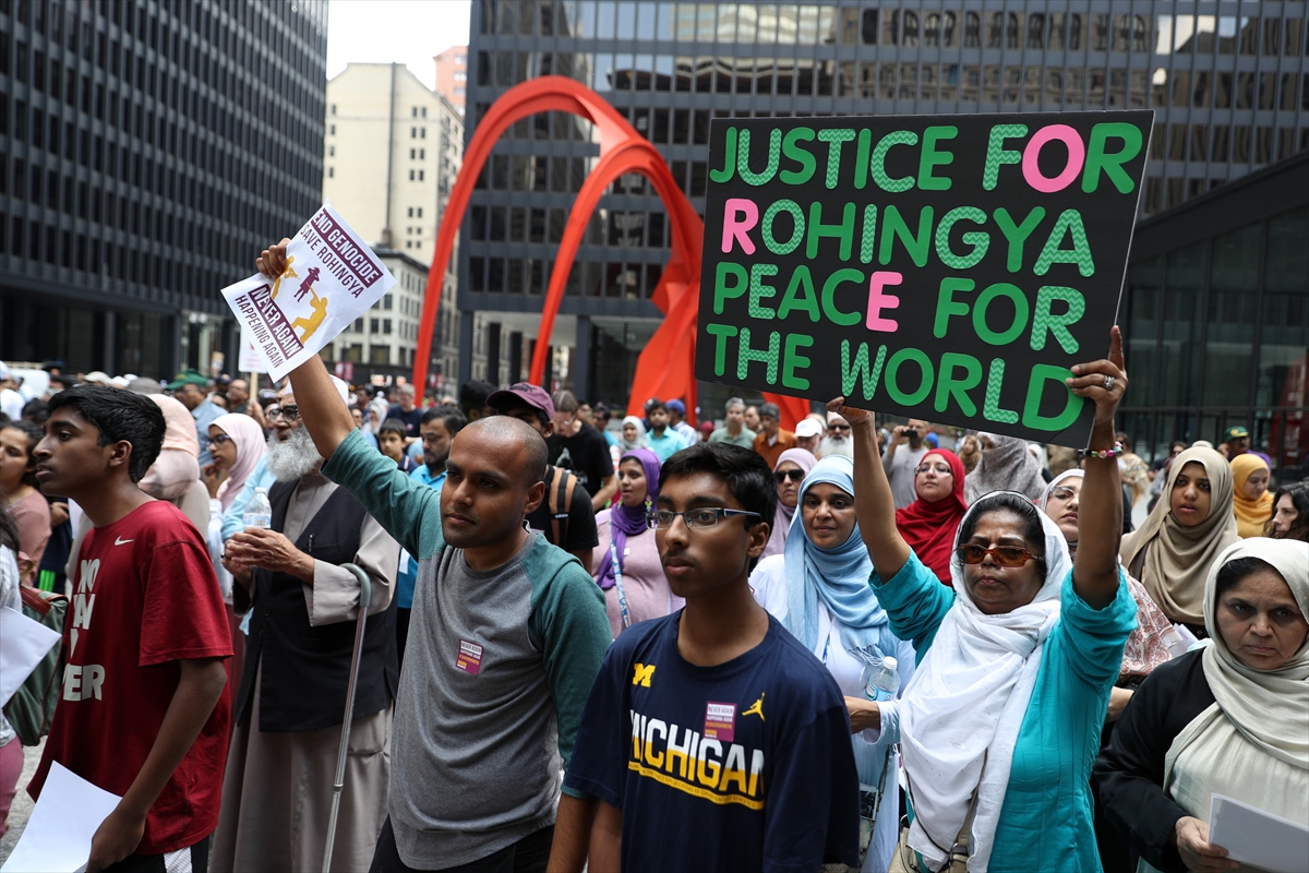 ABD ve Kanada'da Arakan protestosu - 14