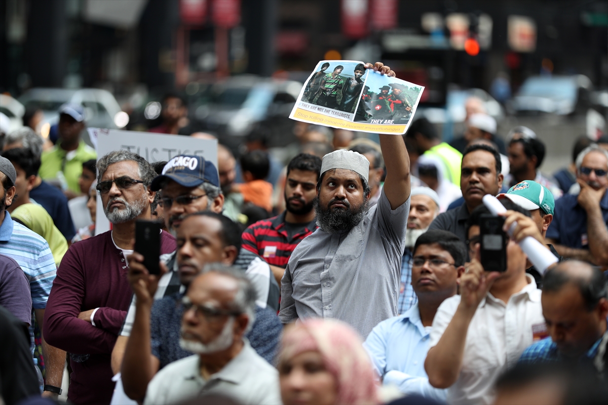 ABD ve Kanada'da Arakan protestosu - 15
