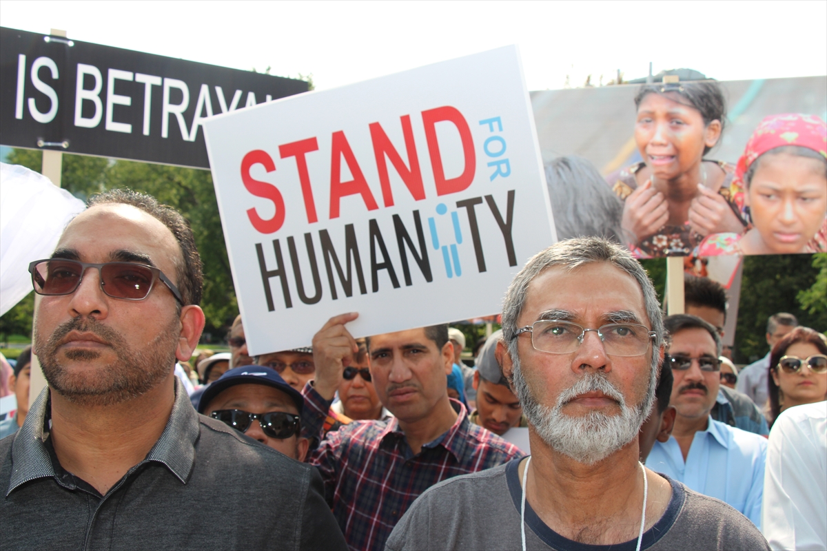 ABD ve Kanada'da Arakan protestosu - 20