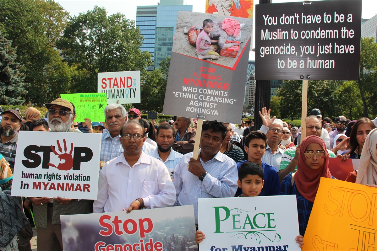 ABD ve Kanada'da Arakan protestosu - 21