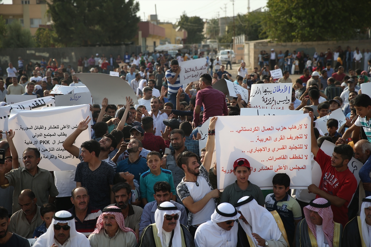Sıfır noktasında PYD protestosu - 0