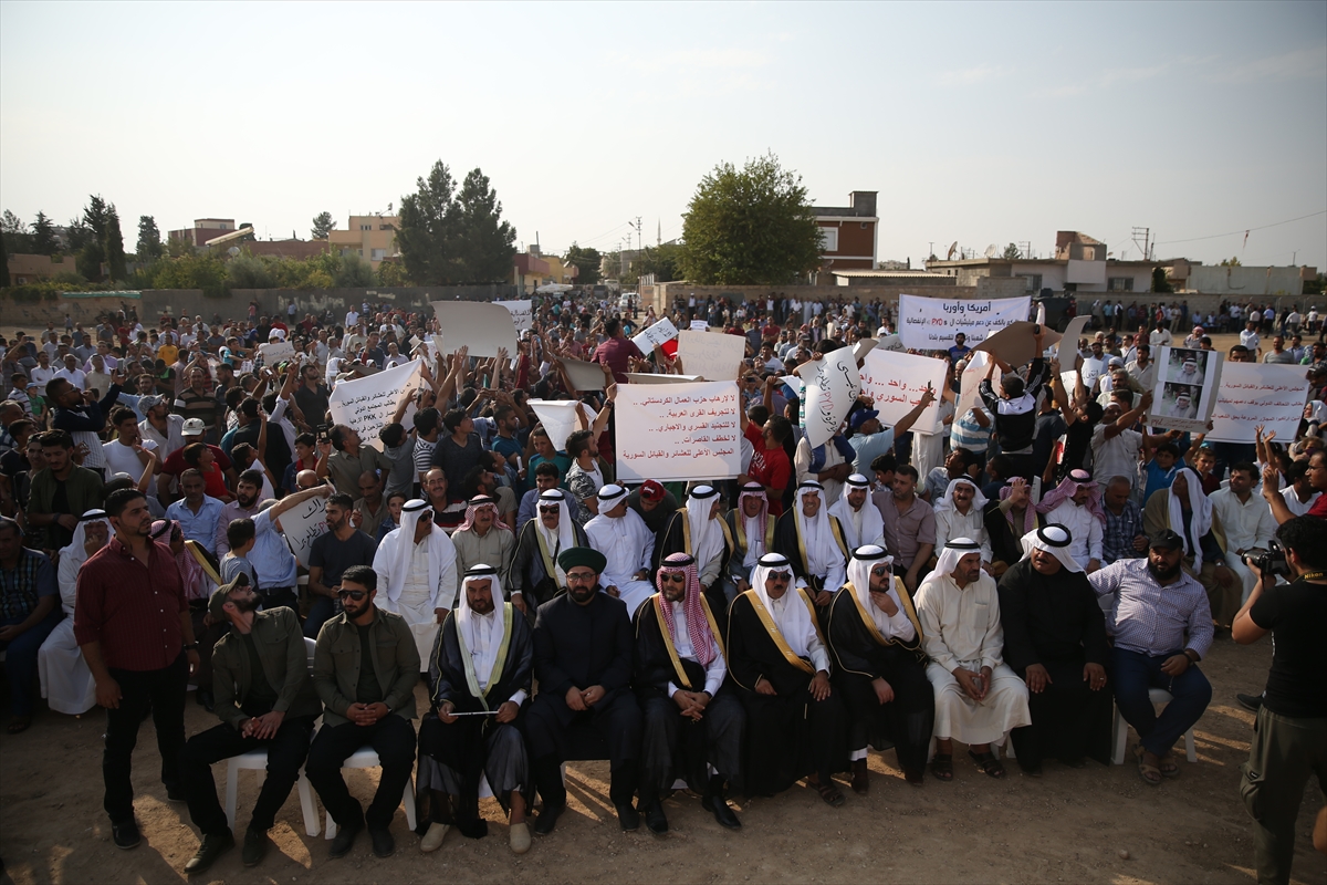 Sıfır noktasında PYD protestosu - 0