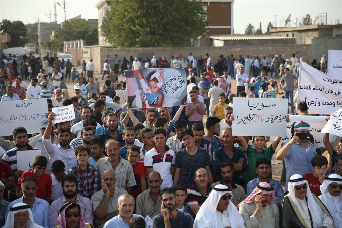 Sıfır noktasında PYD protestosu - 0