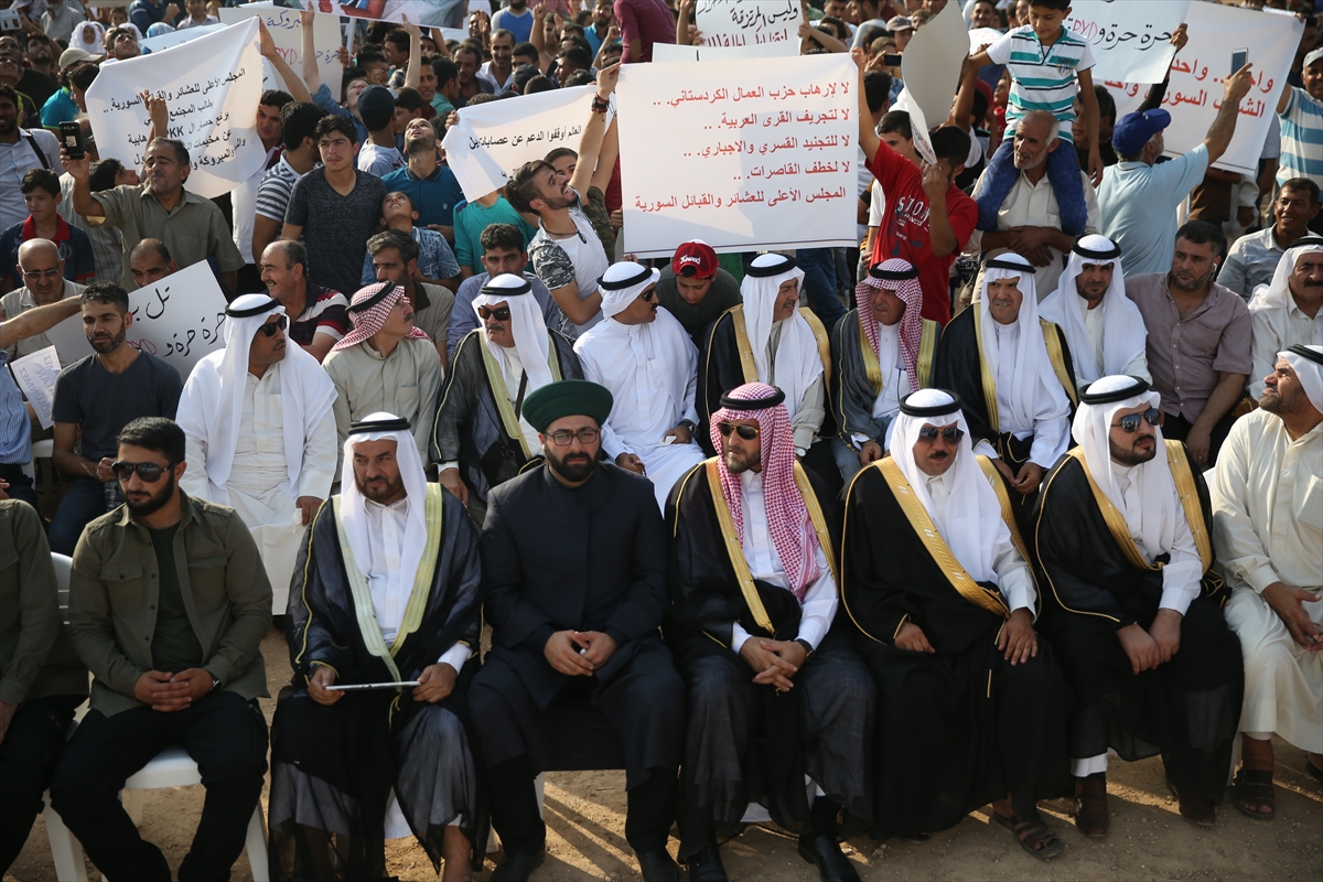 Sıfır noktasında PYD protestosu - 0
