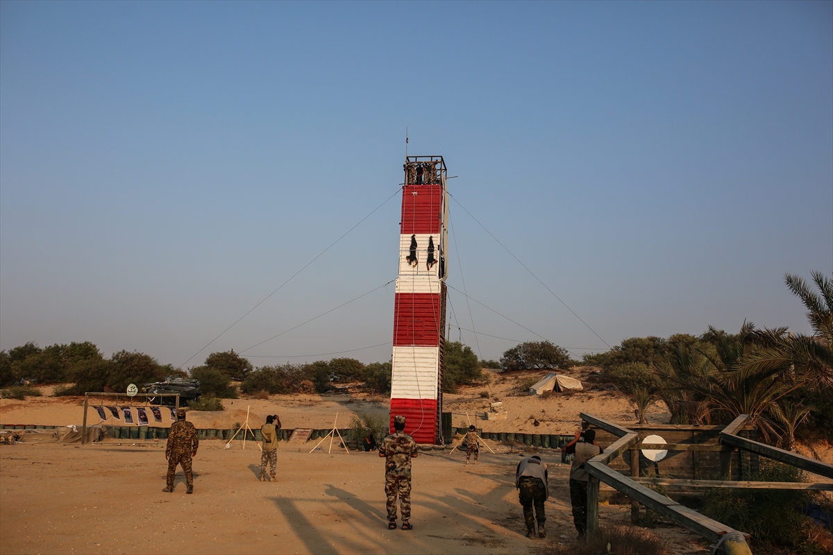 Gazze'deki Nasır Selahaddin Tugayları'ndan tatbikat - 0