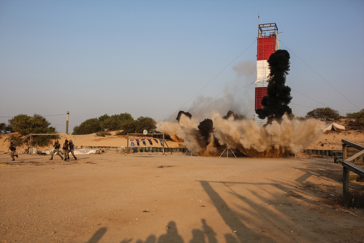 Gazze'deki Nasır Selahaddin Tugayları'ndan tatbikat - 0