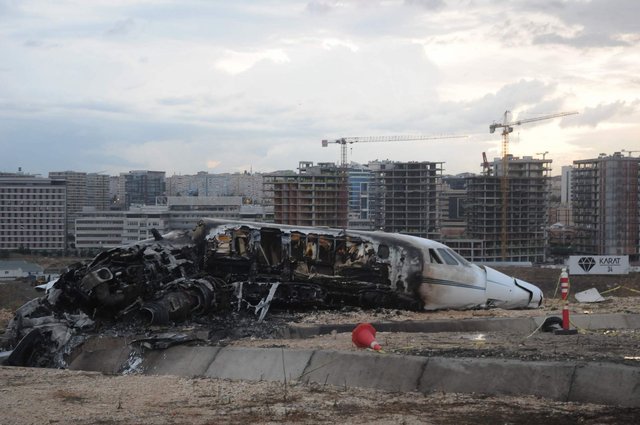 Düşen jetin enkazı görüntülendi - 0