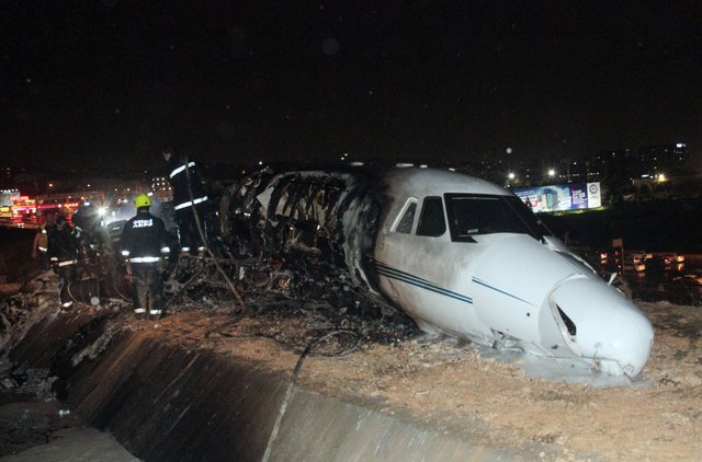 Düşen jetin enkazı görüntülendi - 0
