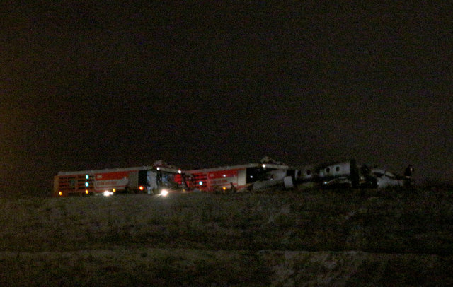 Düşen jetin enkazı görüntülendi - 0