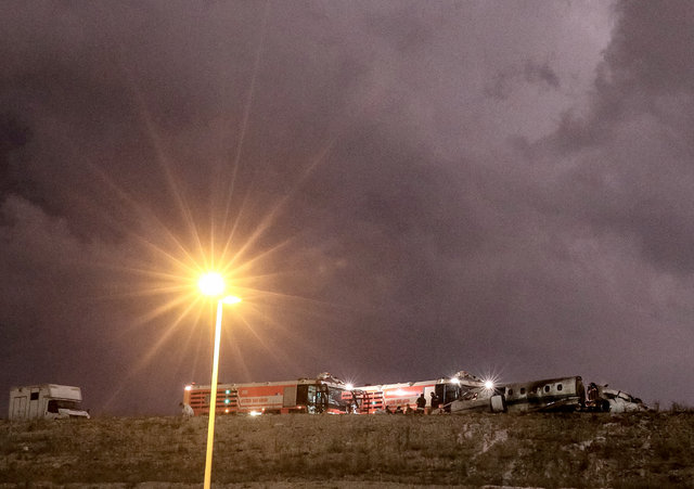 Düşen jetin enkazı görüntülendi - 0