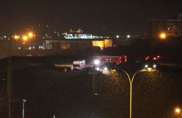 Düşen jetin enkazı görüntülendi - 0