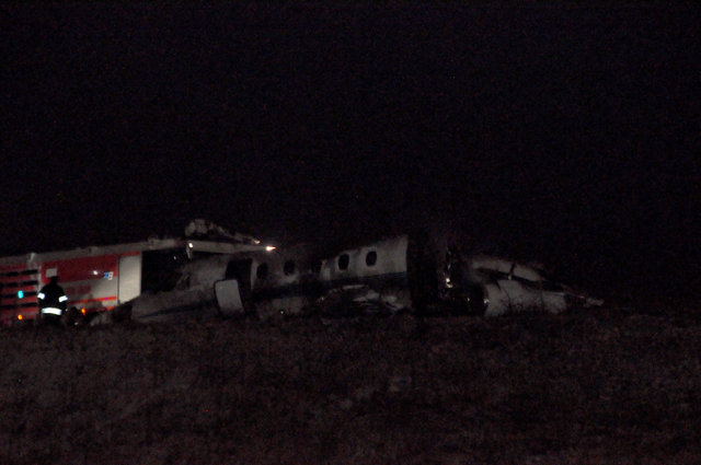 Düşen jetin enkazı görüntülendi - 0