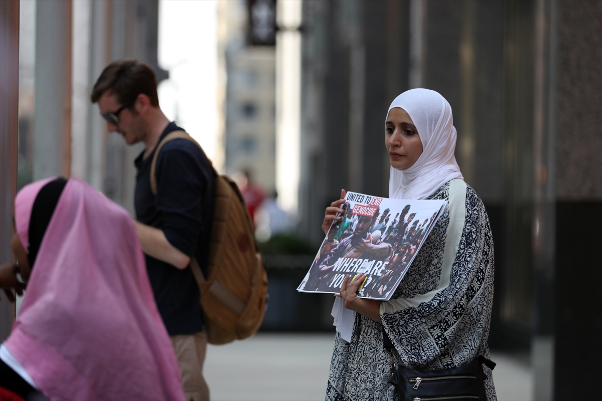 ABD'de Arakan protestosu - 0