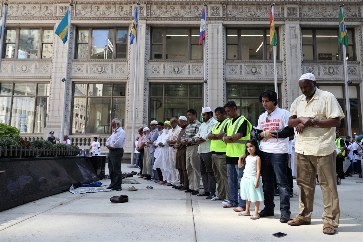 ABD'de Arakan protestosu - 0