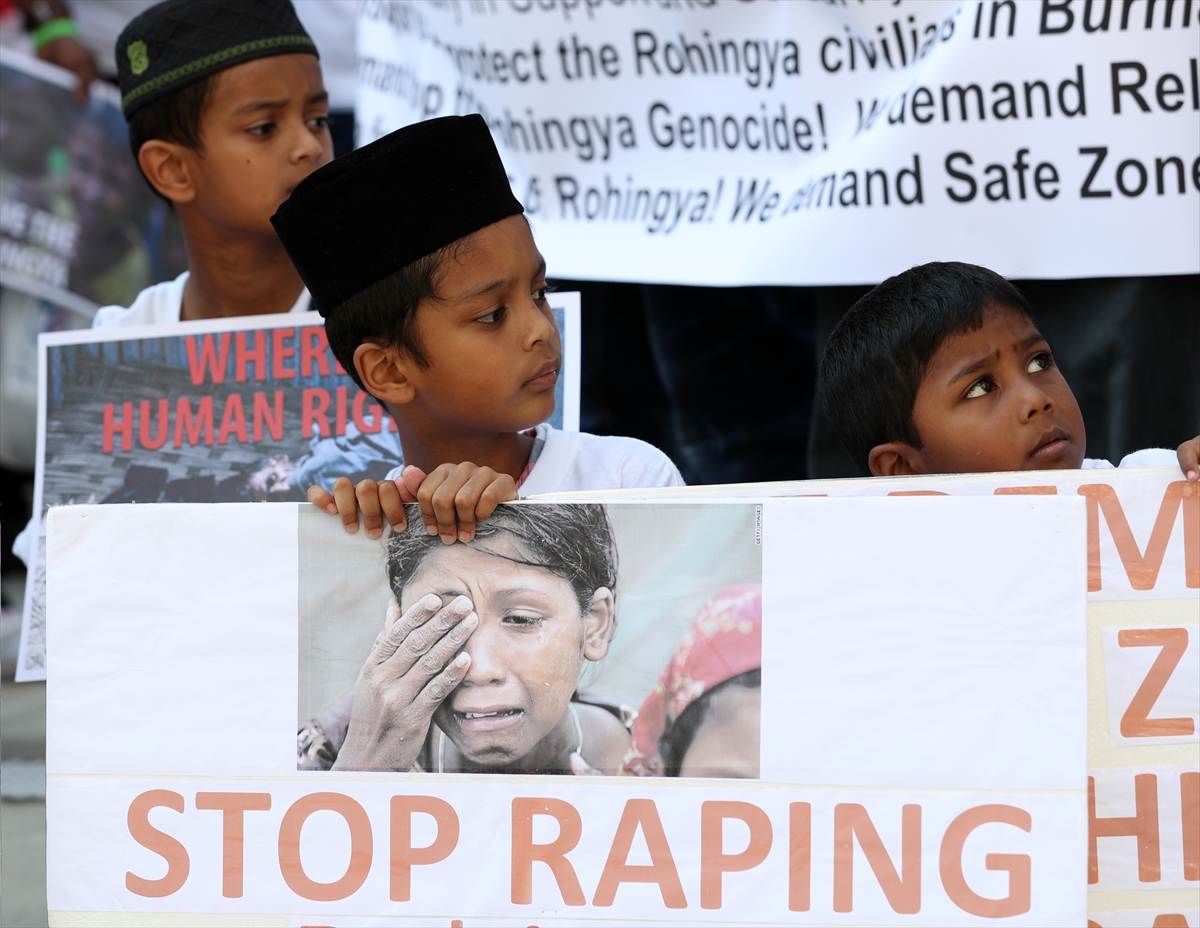ABD'de Arakan protestosu - 0