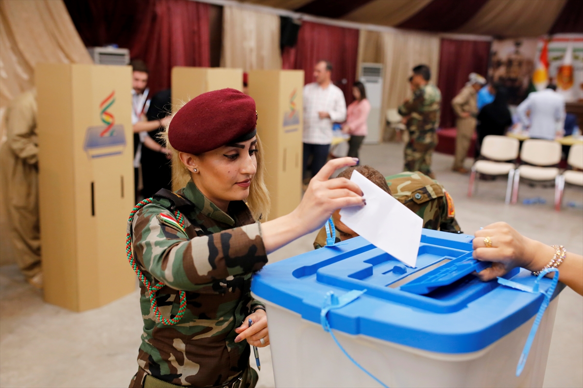 IKBY referandumundan ilk kareler! - 2