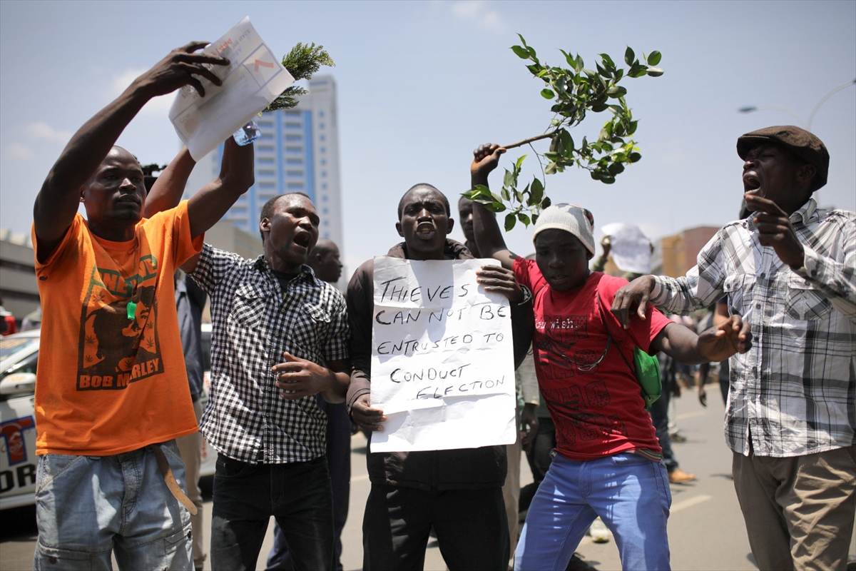 Kenya'dan 'seçim' protestosu - 0