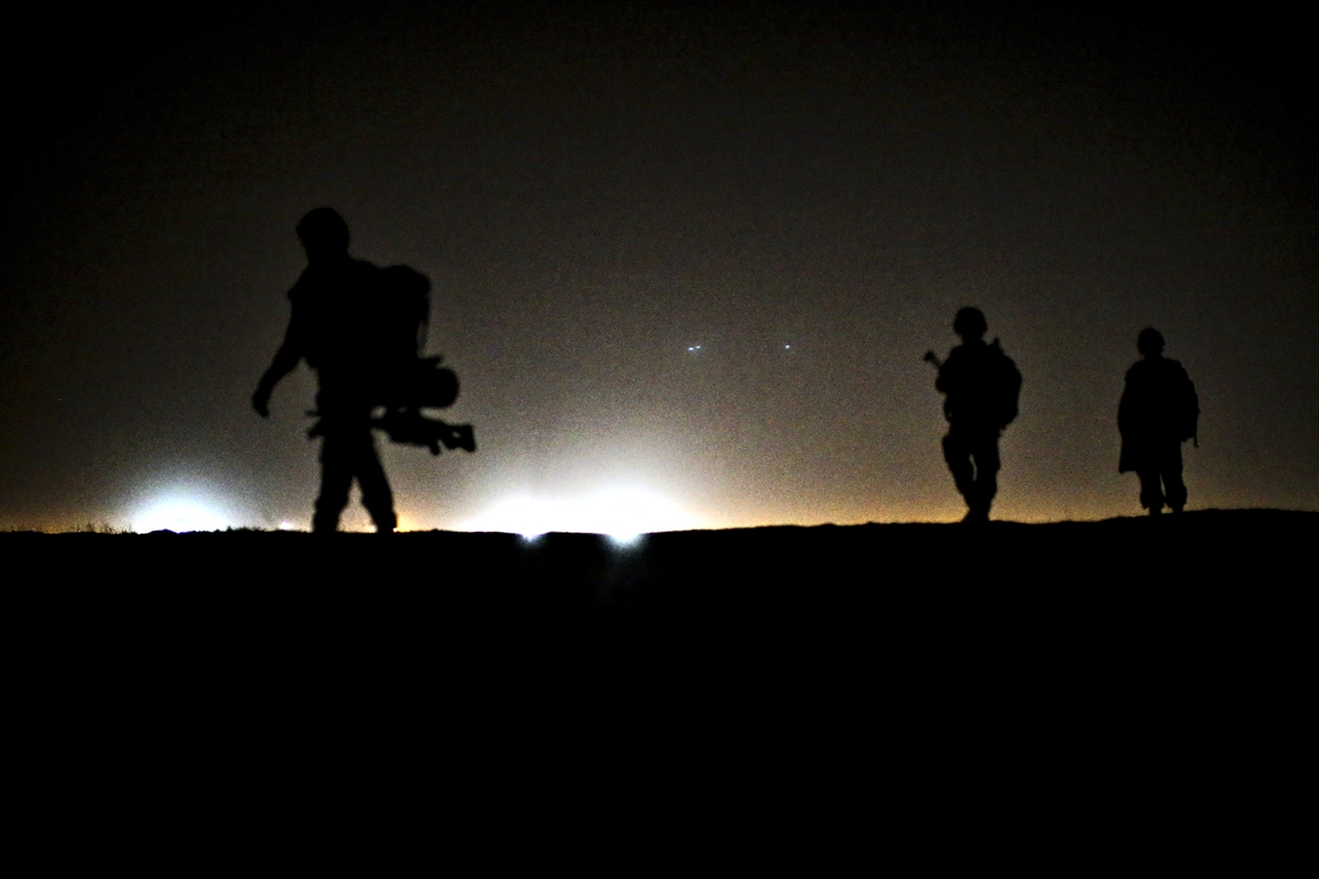 Silopi-Habur sınırında gece tatbikatı - 12