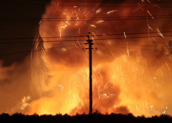 Ukrayna'daki patlamadan şaşırtan kareler - 0