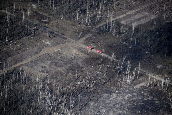 Ukrayna'daki patlamadan şaşırtan kareler - 0