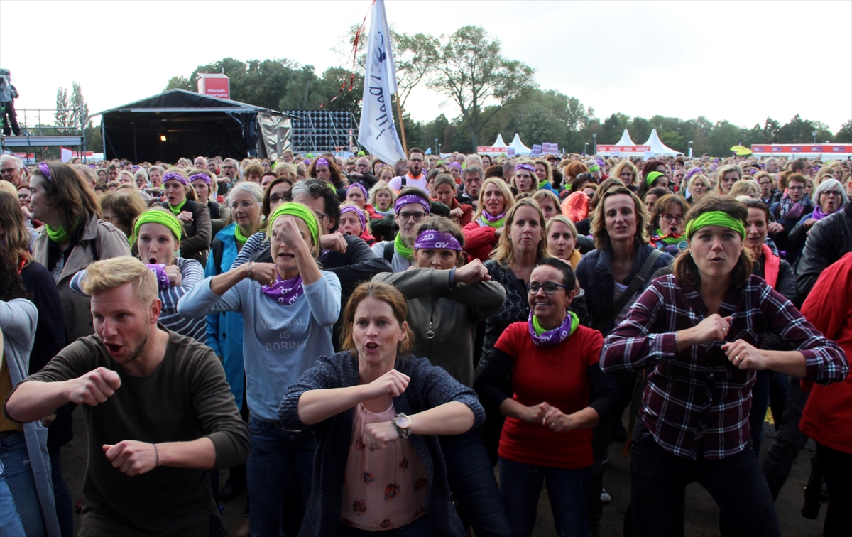 Hollanda'da öğretmenler greve gitti - 4