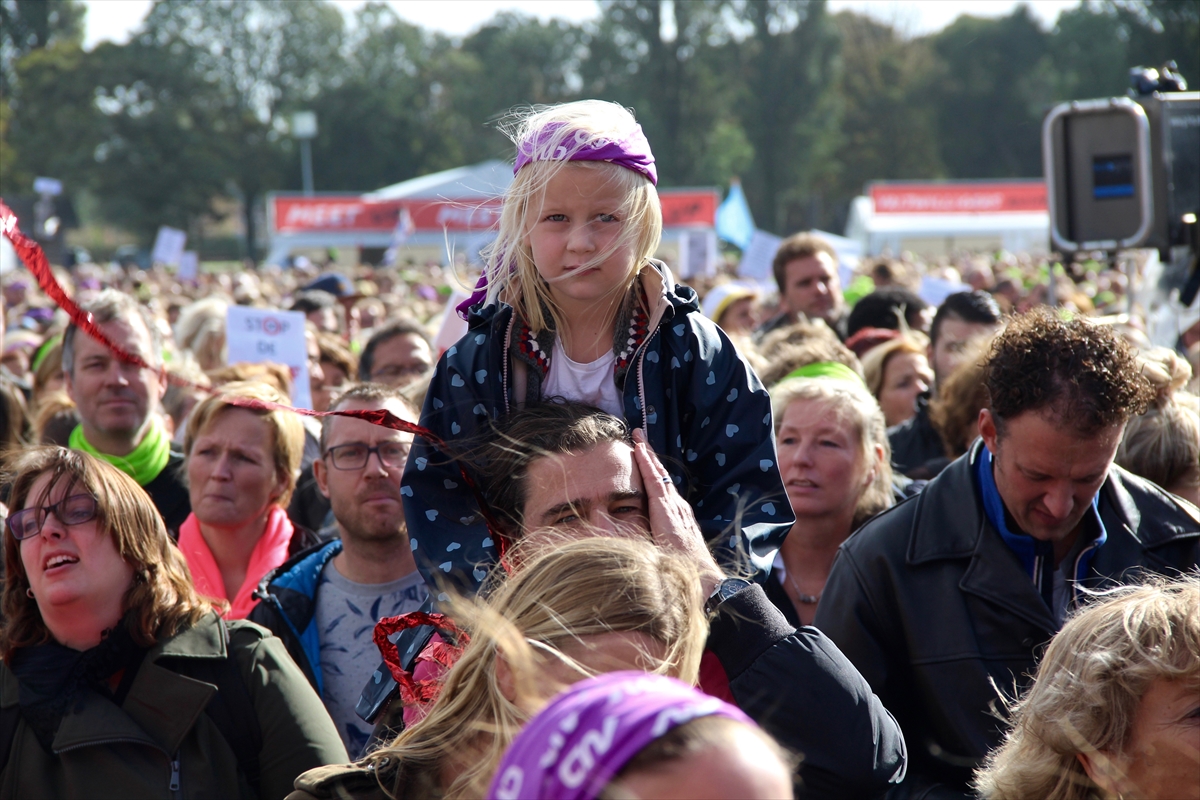 Hollanda'da öğretmenler greve gitti - 6