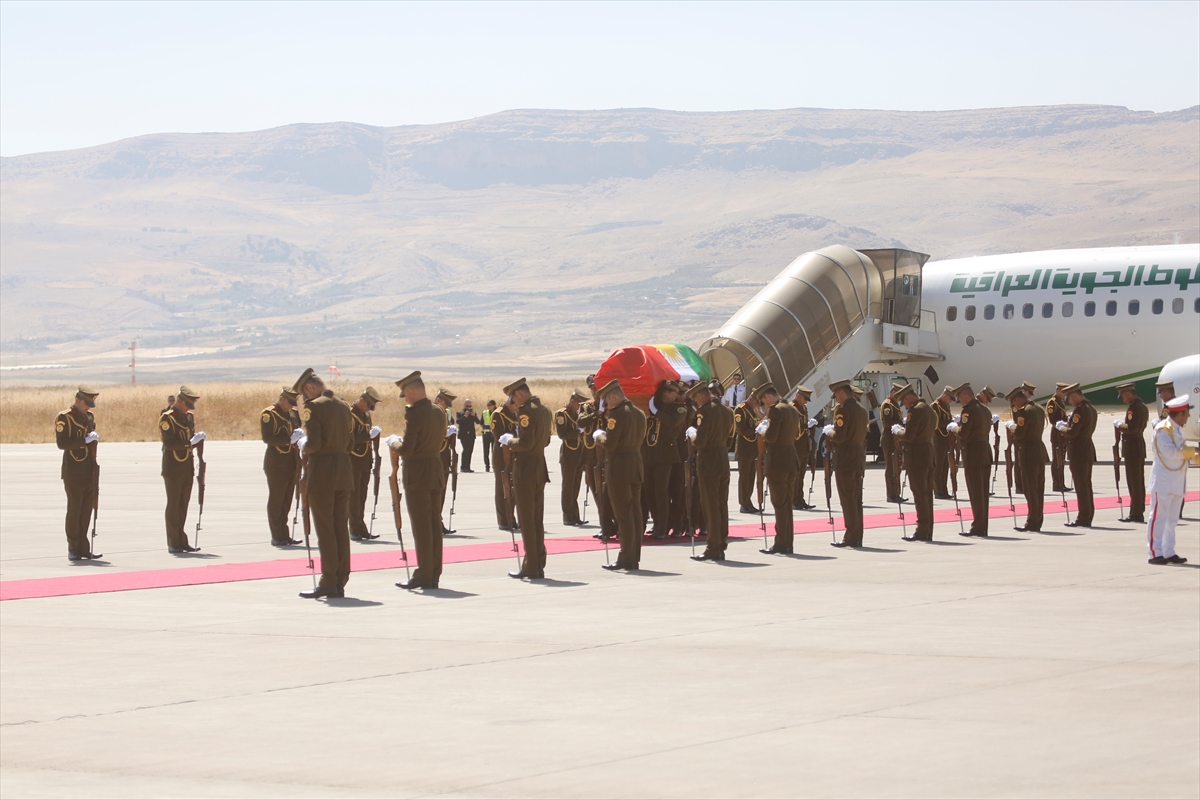 Talabani'nin naaşı Süleymaniye'ye getirildi - 0