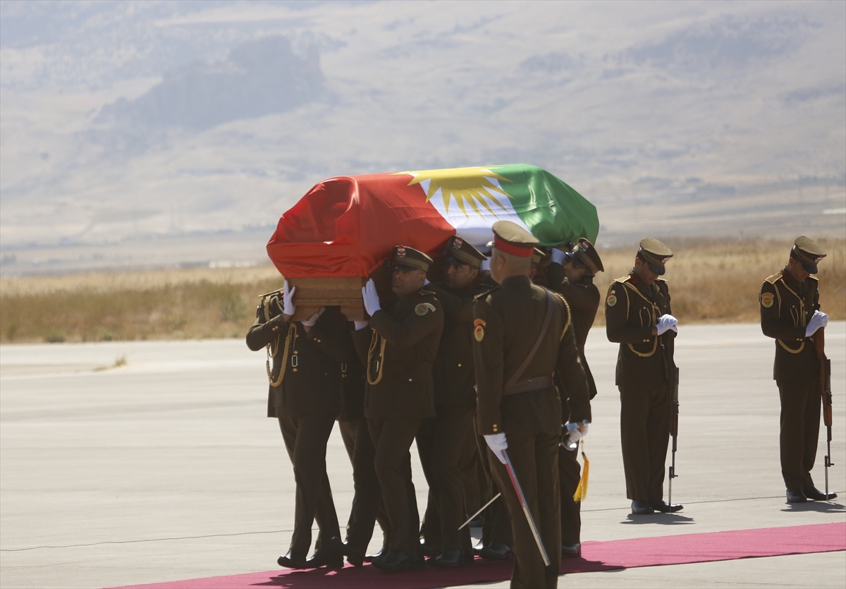 Talabani'nin naaşı Süleymaniye'ye getirildi - 0