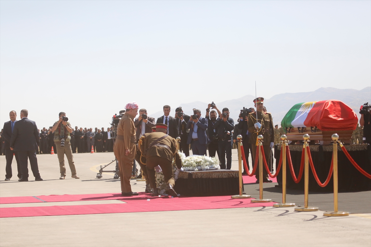 Talabani'nin naaşı Süleymaniye'ye getirildi - 0