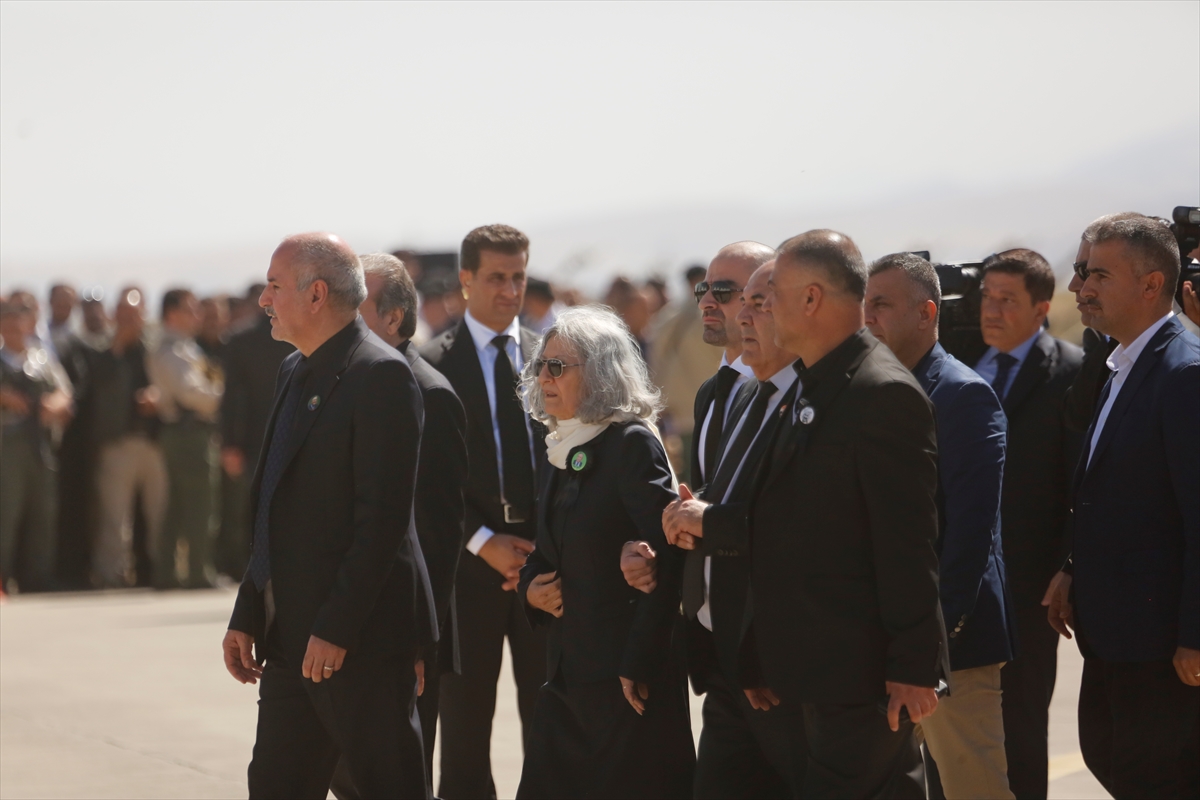 Talabani'nin naaşı Süleymaniye'ye getirildi - 0