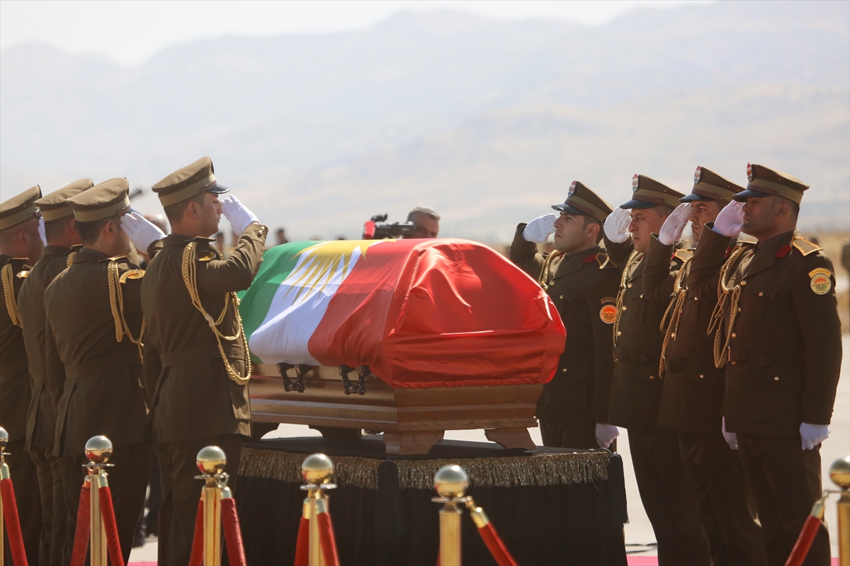 Talabani'nin naaşı Süleymaniye'ye getirildi - 0