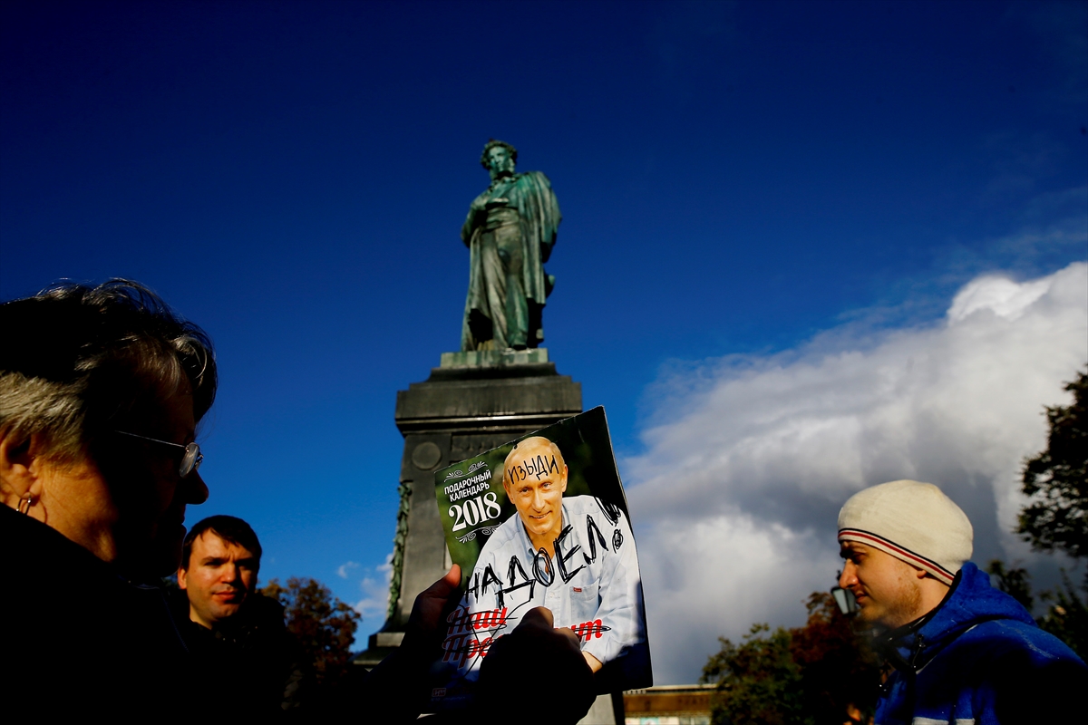 Putin doğum gününde protesto edildi! - 6